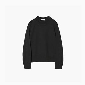 Irenisa COTTON KNIT PULLOVER 超长棉圆领长袖套头针织衫