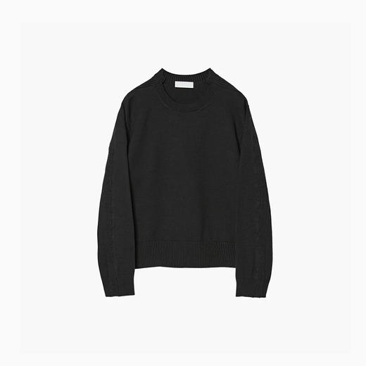 Irenisa COTTON KNIT PULLOVER 超长棉圆领长袖套头针织衫 商品图0