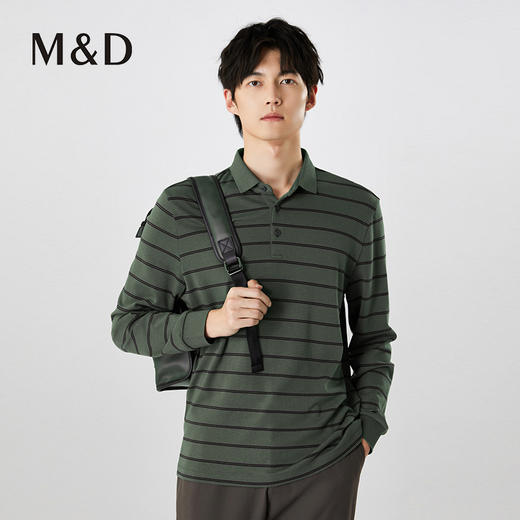 【名盾】翻领长袖T恤MXCL11683B 商品图1