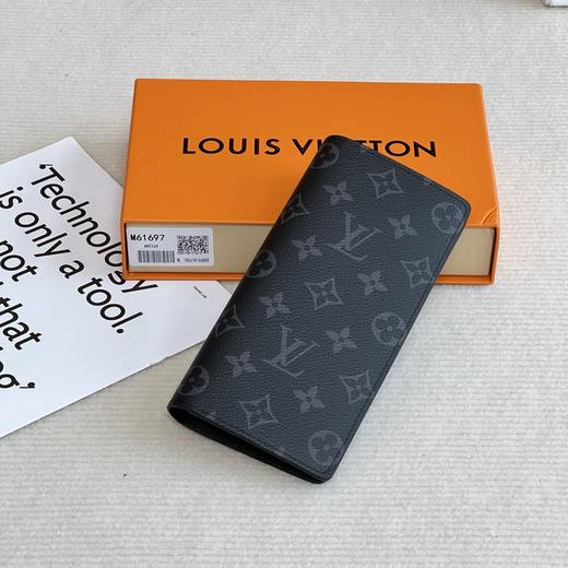 LouIs VUITTON Brazza 时尚流行经典老花印花长款 Taurillon皮革拼牛皮革 钱夹钱包 男款（CB） 商品图3