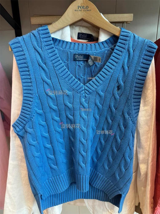 【团购】RL 纯棉针织V领马甲 背心 商品图8