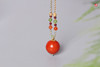 【瑶池映月】南红圆珠项链 商品缩略图1