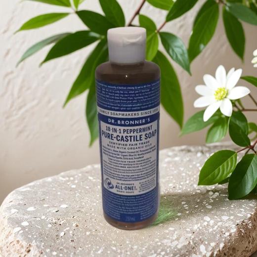 布罗纳博士纯精油液体皂（薄荷香) 237ml/瓶 商品图0