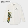 【斐乐】FILAx 卢梭 斐乐女梭织长袖衬衫杨幂同款2024冬新款宽松丛林印花上衣 商品缩略图0