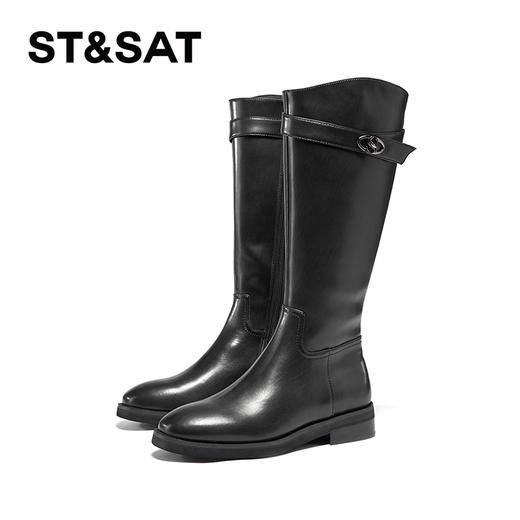星期六时尚酷感英伦长筒骑士靴SSC4117486 商品图4