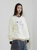 Mood Like Me/MWY2411/斑点狗涂鸦插画圆领毛圈卫衣 商品缩略图0