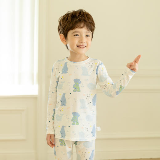 (包邮 混10套起少5元)韩国Moimoi170克丝麻棉修身版家居服（多种颜色） 商品图2