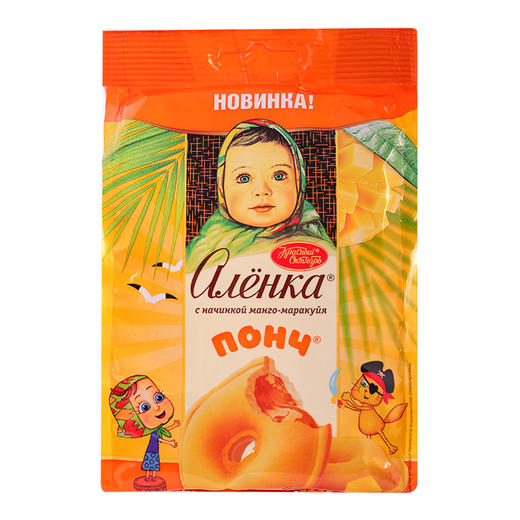 俄罗斯原装进口爱莲巧牌夹心炼乳巧克力樱桃坚果味甜甜圈 商品图2