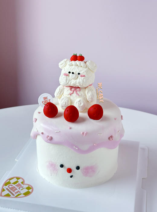 粉色可爱小熊蛋糕 商品图2