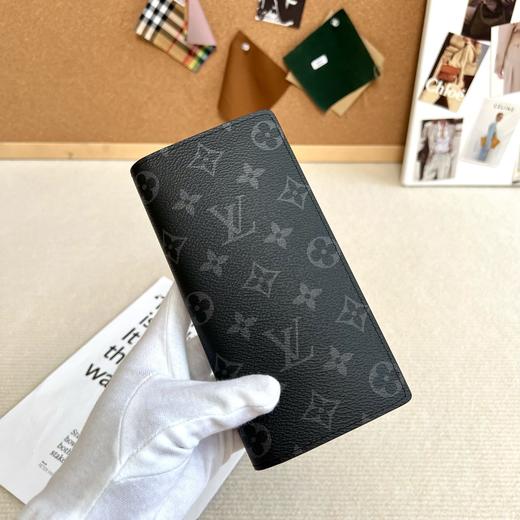 LouIs VUITTON Brazza 时尚流行经典老花印花长款 Taurillon皮革拼牛皮革 钱夹钱包 男款（CB） 商品图1