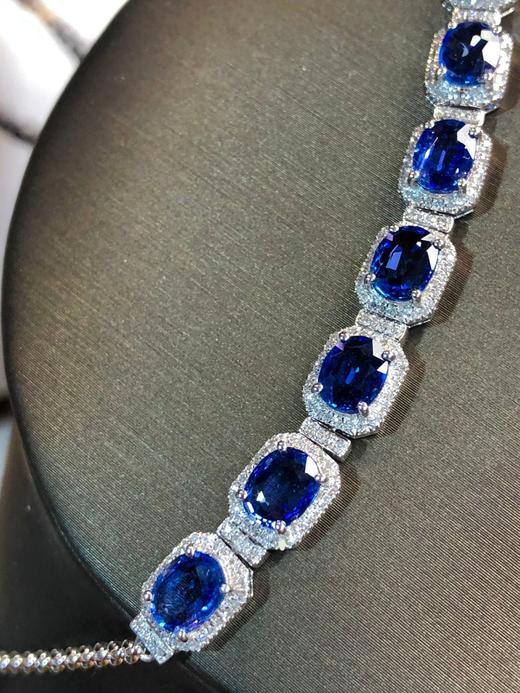 6.55克拉蓝宝石手链 商品图1