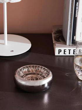 ALESSI/不锈钢烟灰缸轻奢雪茄烟缸