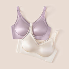 连绵·缎面拼接女士文胸 1108 