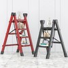 梯子家用多功能人字梯折叠梯楼梯凳子小型室内超厚花架加厚碳钢 商品缩略图1