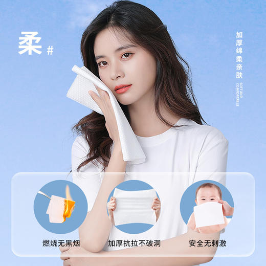 「9.9到手14粒！买2送1」压缩毛巾一次性洗脸巾盒装加厚纯棉洁面巾出差旅行便携式酒店毛巾居家布艺 商品图2