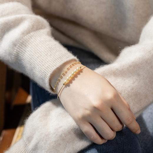 菜菜家羽皇金珍珠手链|珍珠届的金色小灯泡！万元品质，贵气又复古 商品图1