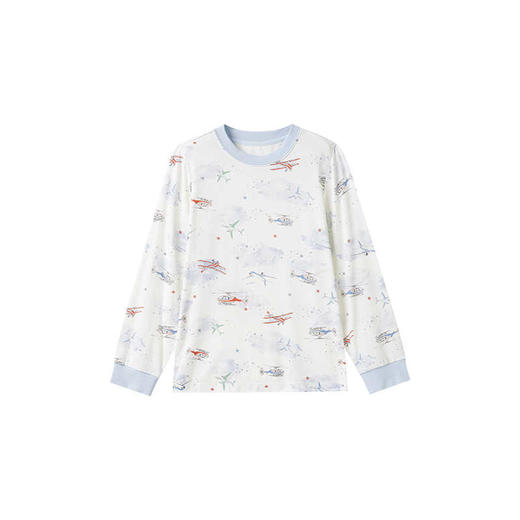 英氏儿童睡衣莫代尔男童女童秋衣秋裤宝宝家居服套装YLTAJ0Q018A YLTAJ0Q017A YLMAJ0Q002A YLMAJ0Q001A 商品图3