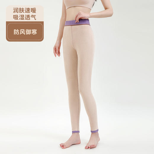 【驼绒保暖裤】加绒加厚德绒 大码修身中老年棉裤 发热打底秋裤冬季 商品图1