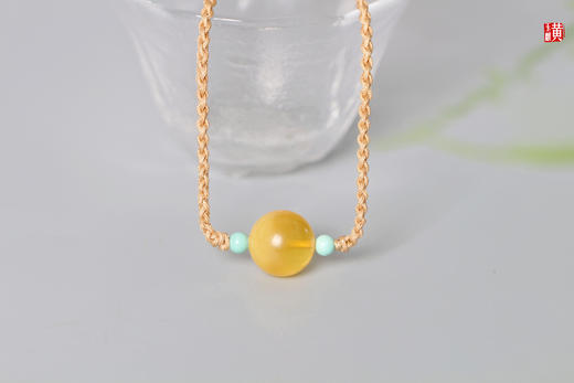 【浪漫星河】蜜蜡圆珠项链 商品图3