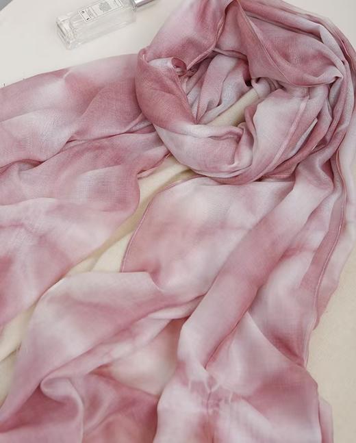 FS竹纤维女士全竹时尚波浪形印花围巾528 商品图1