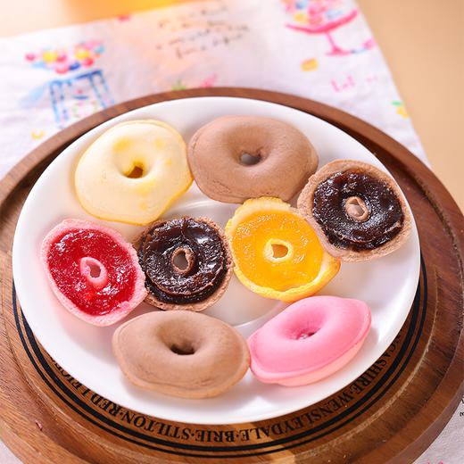 俄罗斯原装进口爱莲巧牌夹心炼乳巧克力樱桃坚果味甜甜圈 商品图6