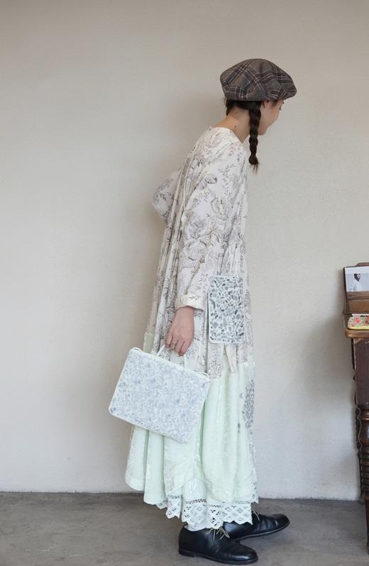 Aodress印花拼接连衣裙 商品图6