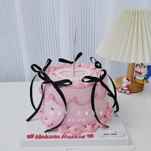 多款式芭蕾风甜美可爱丝带蝴蝶结蛋糕-低糖处理无添加 商品图2