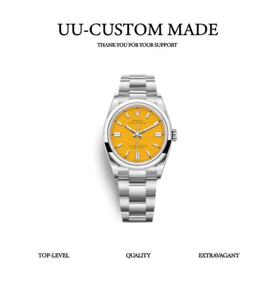 【ROLEX劳力士蚝式恒动型系列】 皮卡丘 自动机械机芯 100米防水 男表 瑞表 41mm【多种配色】（SP） 商品图0