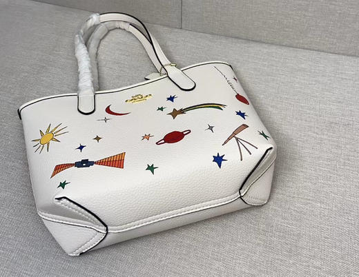 秋冬特惠💰470 蔻驰Coach CU387 新品女包Small city tote 新款的遨游太空系列 商品图6