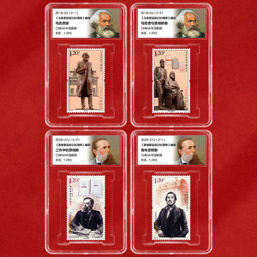 《马克思、恩格斯》邮票  中国邮政发行 商品图4