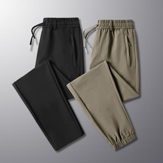 【新款DSF】大依优型大码松紧腰直口休闲运动裤卫裤休闲裤加肥加大运动长裤胖子裤子 商品图2