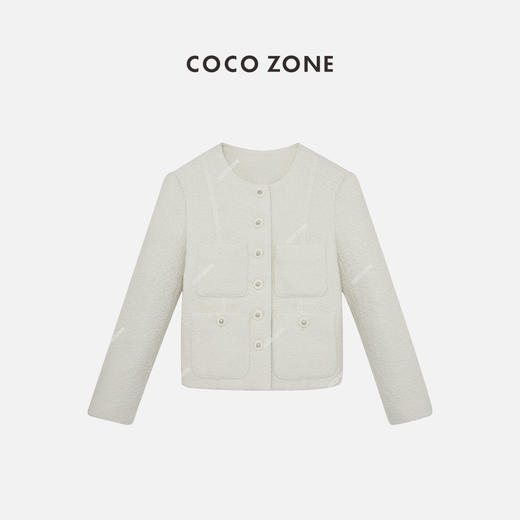 COCO ZONE法式高级感名媛风气质小香风春新款外套24C10099 商品图0