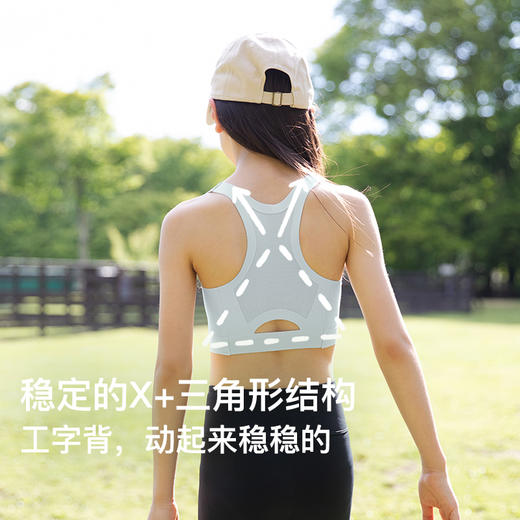 likeuu少女蹦蹦纱运动内衣，9~12岁少女发育期内衣，舒适透气有弹力 商品图4