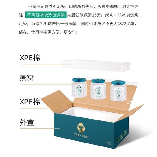 宫中燕鲜炖燕窝月卡 50克*28瓶/份 商品图4