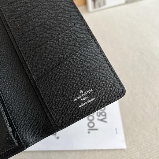 LouIs VUITTON Brazza 时尚流行经典老花印花长款 Taurillon皮革拼牛皮革 钱夹钱包 男款（CB） 商品图6