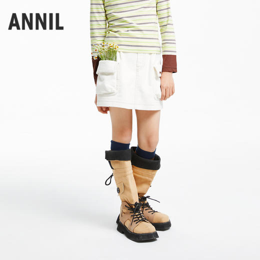 女童灯芯绒工装半裙裙子安奈儿童装实体店同款AG433627 商品图0