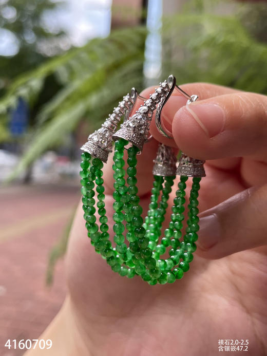4160709，珠子耳坠。具体价格微信咨询 商品图3