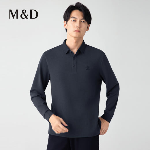 【名盾】翻领长袖T恤MXCL11684B 商品图1