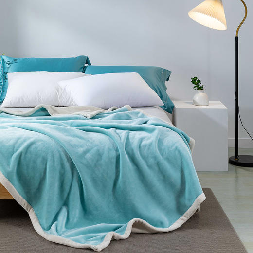 【远梦】时尚纯色双层复合毯 商品图6