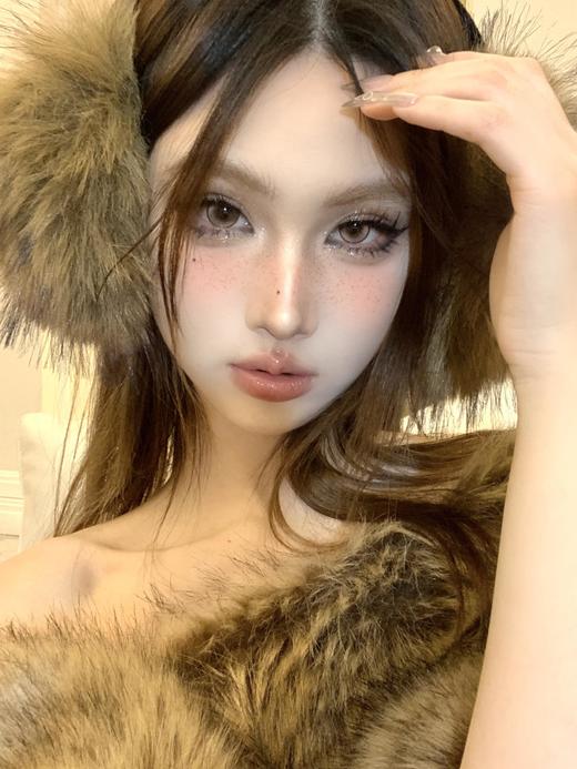papadox月抛 青霜碧玉/琉璃金叶/熏衣紫雾 14.5mm 蓝/棕/紫 一盒一个度数 商品图3