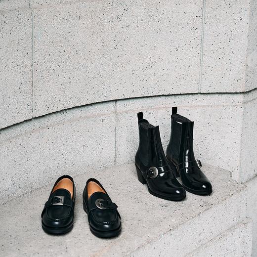 BIUCILI 「方圆东方韵」系列原创设计百搭经典小皮鞋单鞋乐福鞋 商品图5