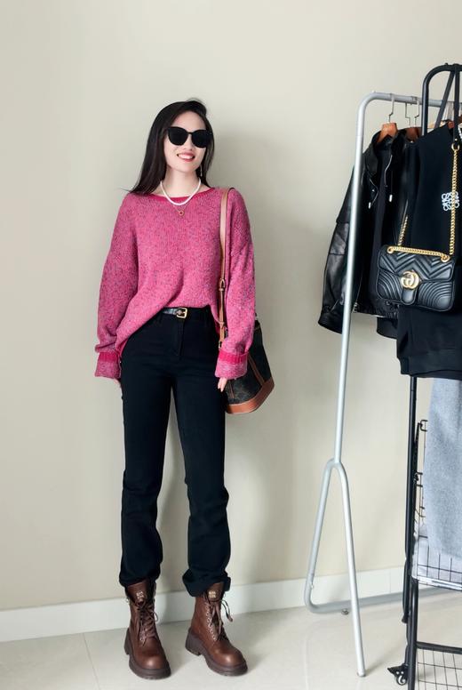 新款四季后腰字母土耳其水洗棉筷子裤微喇弹性瘦腿裤 商品图5