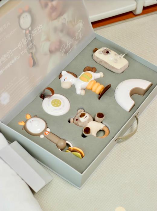 kaichi凯驰安抚玩具新生婴儿手摇铃礼盒可咬安抚抓握宝宝礼物套装 商品图5