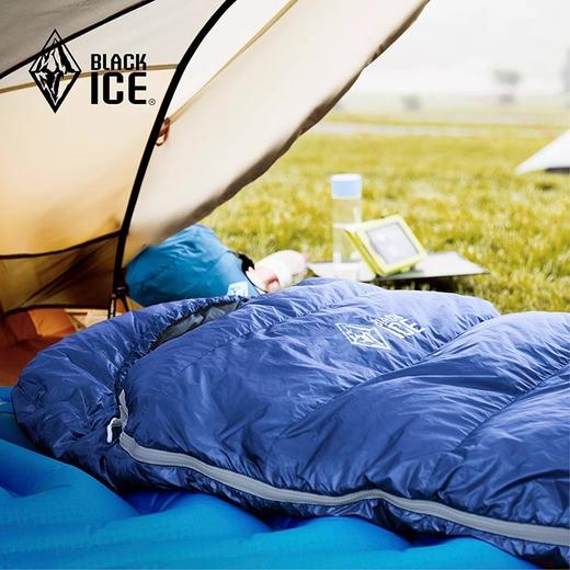【冲！捡漏 限时1天】黑冰A系列A400/A700/A1000鸭绒成人单人信封户外精致露营睡袋 商品图0