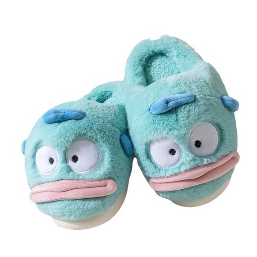 【萌化万物！冬日小丑鱼棉拖鞋】FAST+元气加满，温暖洋溢！做一个细节控，面面俱到的穿着体验，秋冬季居家情侣毛毛拖，踩屎感厚底防滑 棉拖鞋男L 商品图4