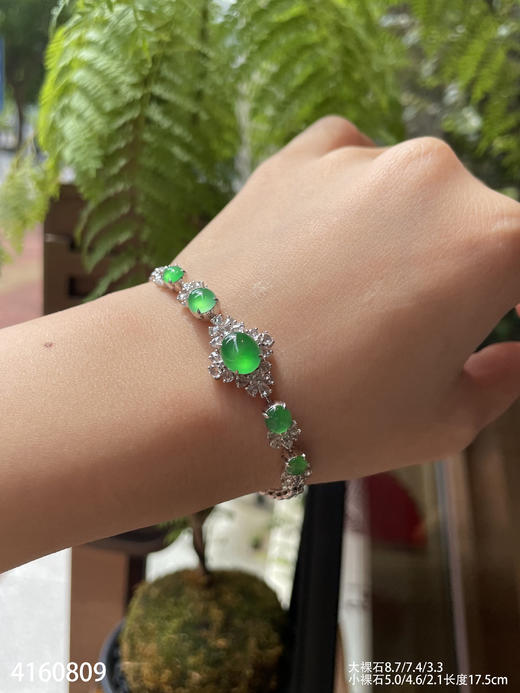 4160809，蛋面手链。具体价格微信咨询 商品图4