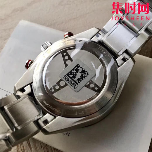 原单品质TISSOT  天梭，新款T100运动系列男表，陶瓷圈口，多功能六针，原装瑞士ETA石英机芯，全部原装配件组装，认准细节。表径42mm。一表一号，三码一表，全套专柜包装。 商品图6