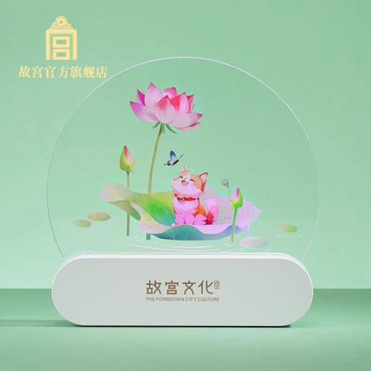 宫猫赏荷炫彩氛围灯 商品图4