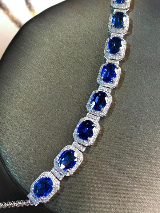 6.55克拉蓝宝石手链 商品图4