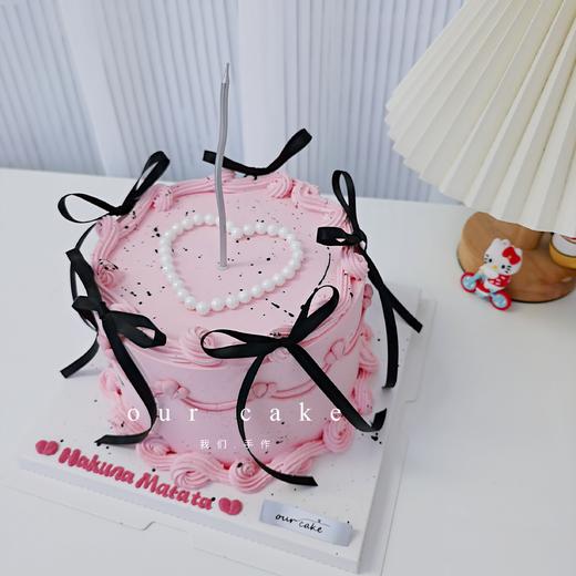 多款式芭蕾风甜美可爱丝带蝴蝶结蛋糕-低糖处理无添加 商品图0